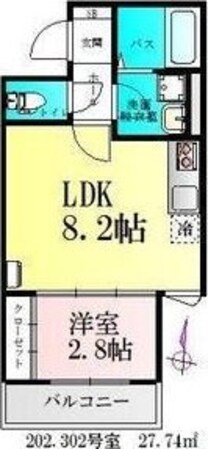 仮)BAU宮町2号棟の物件間取画像